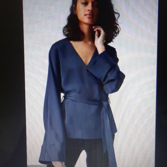 Arket Tops - STUNNING!! ARKET WRAP BLOUSE